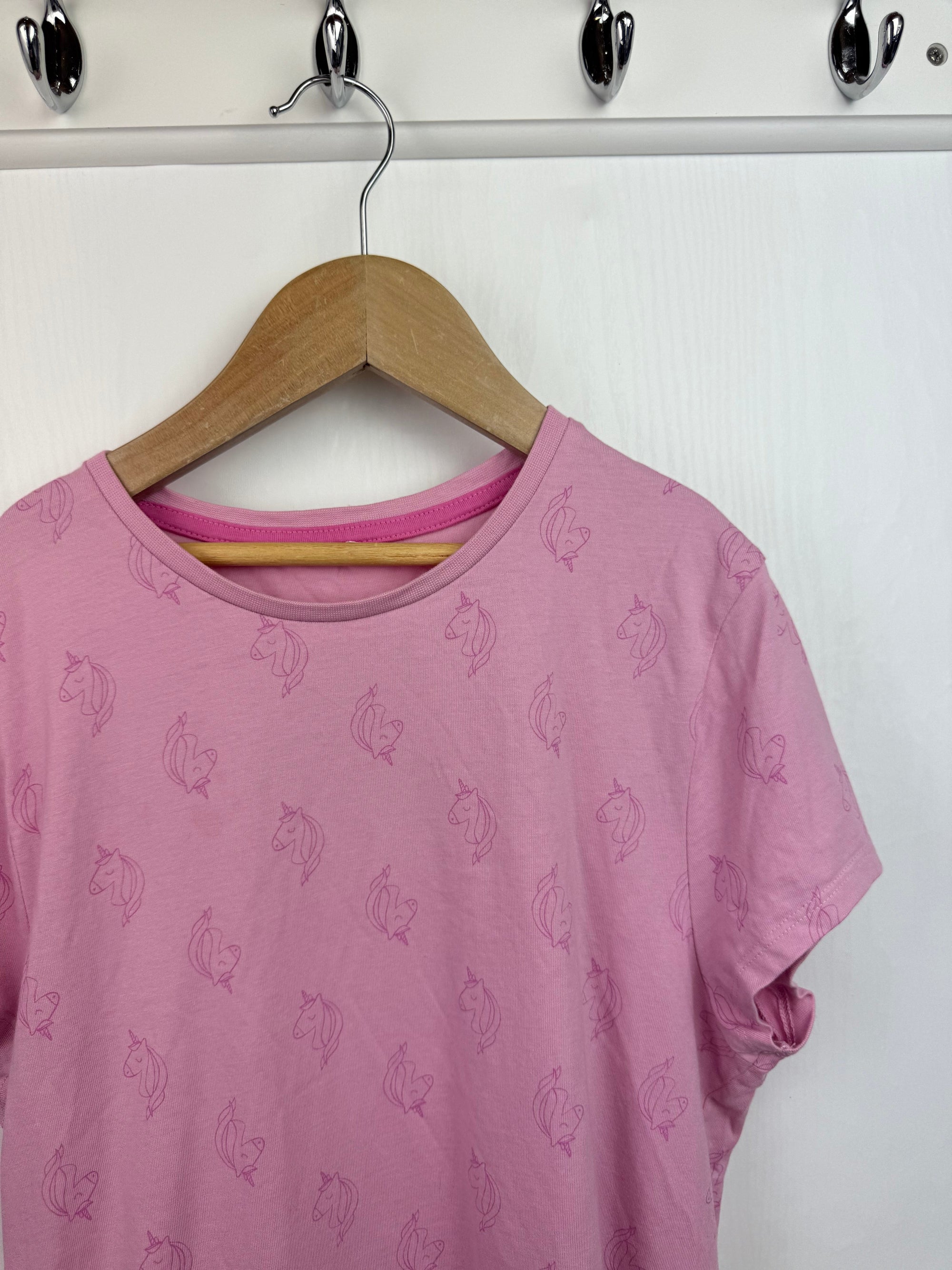 George Pink Unicorn Top - Girls 13 - 14 Years - Little Ones Preloved. Second Hand Children's & Preloved Baby, Kids, Girls & Boys Clothes. UK online