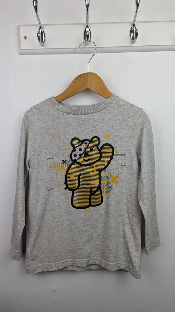 George Pudsey Bear Top - Boys 4-5 Years Little Ones Preloved Used, Preloved, Preworn & Second Hand Baby, Kids & Children's Clothing UK Online. Cheap affordable. Brands including Next, Joules, Nutmeg Morrisons, TU, F&F, H&M.