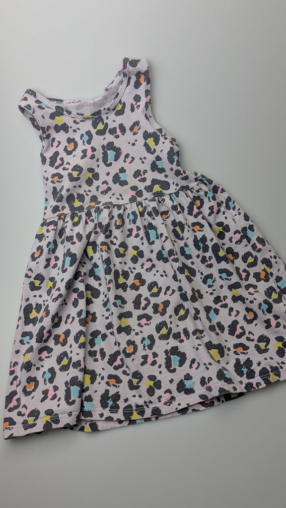 George Purple Animal Print Dress - Girls 3-4 Years Little Ones Preloved Used, Preloved, Preworn Baby, Girls & Boys Clothes. Kids & Children's second hand Clothing UK Online. Cheap affordable. Brands including Next, Joules, Nutmeg Morrisons, TU, F&F, H&M.