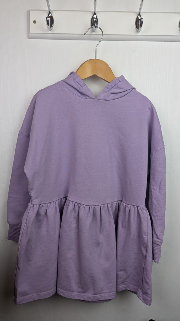 George Purple Hooded Jumper Dress - Girls 5-6 Years George Used, Preloved, Preworn & Second Hand Baby, Kids & Children's Clothing UK Online. Cheap affordable. Brands including Next, Joules, Nutmeg Morrisons, TU, F&F, H&M.