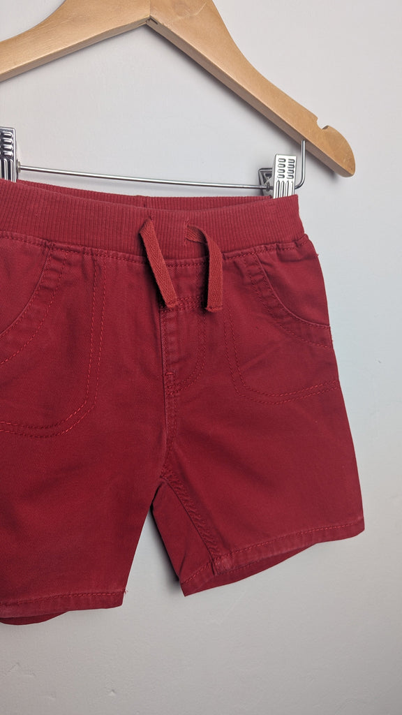 George Red Denim Shorts - Boys 9-12 Months Little Ones Preloved Used, Preloved, Preworn & Second Hand Baby, Kids & Children's Clothing UK Online. Cheap affordable. Brands including Next, Joules, Nutmeg Morrisons, TU, F&F, H&M.