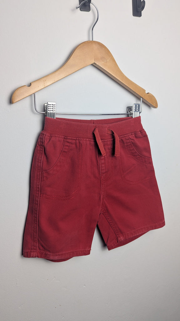 George Red Denim Shorts - Boys 9-12 Months Little Ones Preloved Used, Preloved, Preworn & Second Hand Baby, Kids & Children's Clothing UK Online. Cheap affordable. Brands including Next, Joules, Nutmeg Morrisons, TU, F&F, H&M.