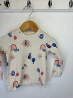 George Ribbed Long Sleeve Top - Girls 9 - 12 Months - Little Ones Preloved. Second Hand Children's & Preloved Baby, Kids, Girls & Boys Clothes. UK online
