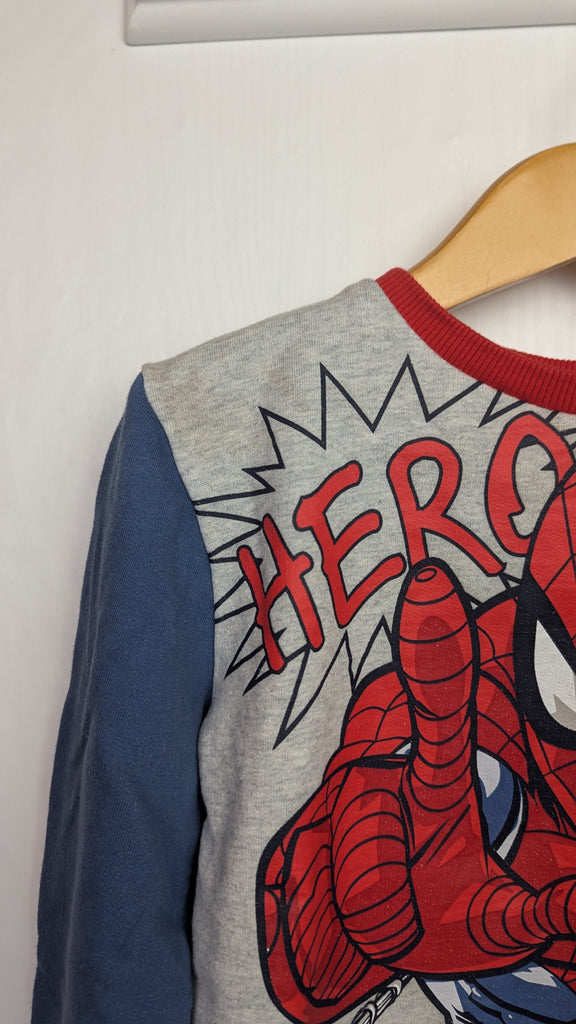 George Spider Man Jumper - Boys 3-4 Years Little Ones Preloved Used, Preloved, Preworn & Second Hand Baby, Kids & Children's Clothing UK Online. Cheap affordable. Brands including Next, Joules, Nutmeg Morrisons, TU, F&F, H&M.