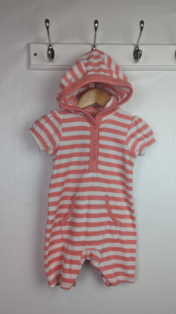 George Towelling Romper - Girls 6-9 Months George Used, Preloved, Preworn & Second Hand Baby, Kids & Children's Clothing UK Online. Cheap affordable. Brands including Next, Joules, Nutmeg Morrisons, TU, F&F, H&M.