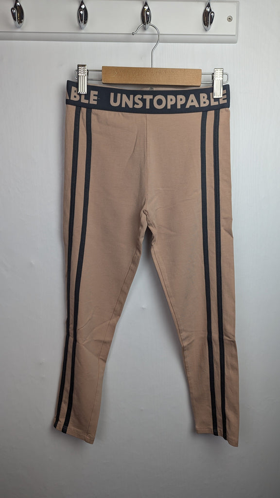 George Unstoppable Light Brown Leggings - Girls 10-11 Years Little Ones Preloved Used, Preloved, Preworn & Second Hand Baby, Kids & Children's Clothing UK Online. Cheap affordable. Brands including Next, Joules, Nutmeg Morrisons, TU, F&F, H&M.