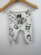 George White Animal Leggings - Unisex Newborn - Little Ones Preloved. Second Hand Children's & Preloved Baby, Kids, Girls & Boys Clothes. UK online