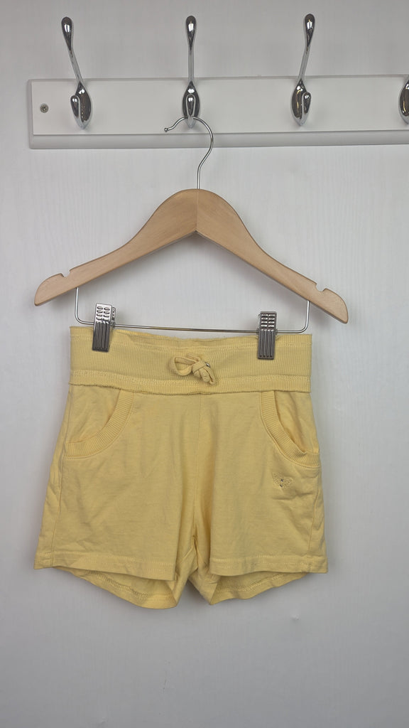 George Yellow Butterfly Shorts - Girls 6-7 Years George Used, Preloved, Preworn & Second Hand Baby, Kids & Children's Clothing UK Online. Cheap affordable. Brands including Next, Joules, Nutmeg Morrisons, TU, F&F, H&M.