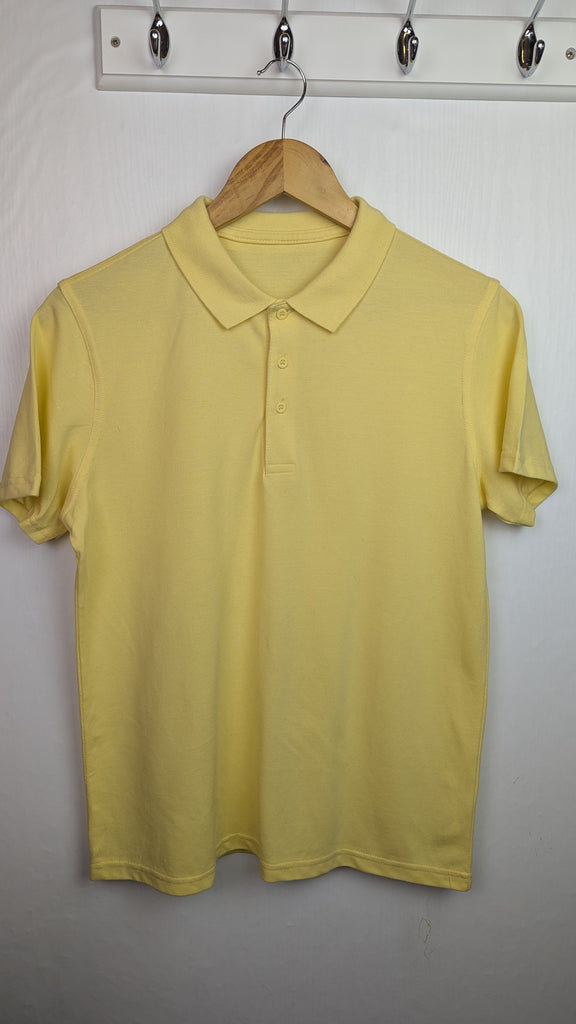 George Yellow Polo Top - Boys 13-14 Years Little Ones Preloved Used, Preloved, Preworn & Second Hand Baby, Kids & Children's Clothing UK Online. Cheap affordable. Brands including Next, Joules, Nutmeg Morrisons, TU, F&F, H&M.