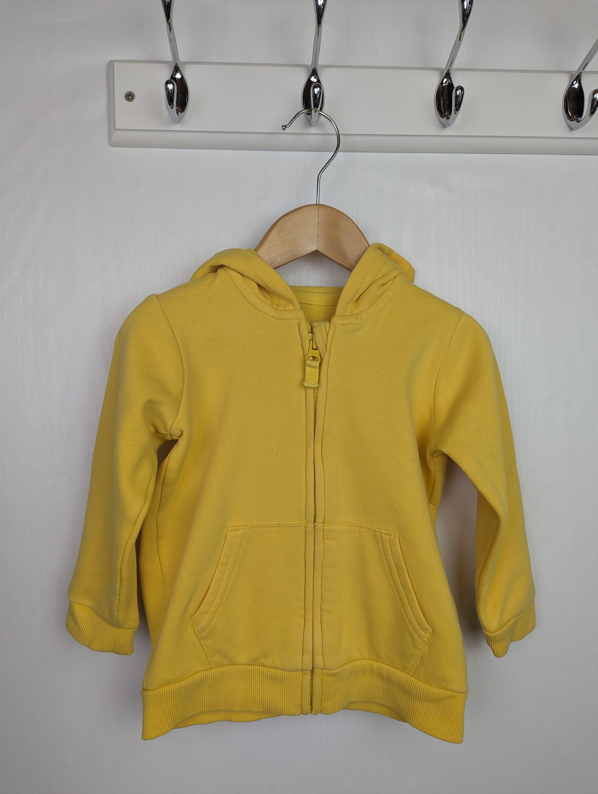 George Yellow Zip Hoodie - Boys 12 - 18 Months - Little Ones Preloved. Second Hand Children's & Preloved Baby, Kids, Girls & Boys Clothes. UK online