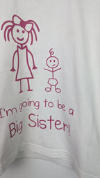 Going to be a Big Sister Top - Girls 3 - 4 Years - Little Ones Preloved. Second Hand Children's & Preloved Baby, Kids, Girls & Boys Clothes. UK online