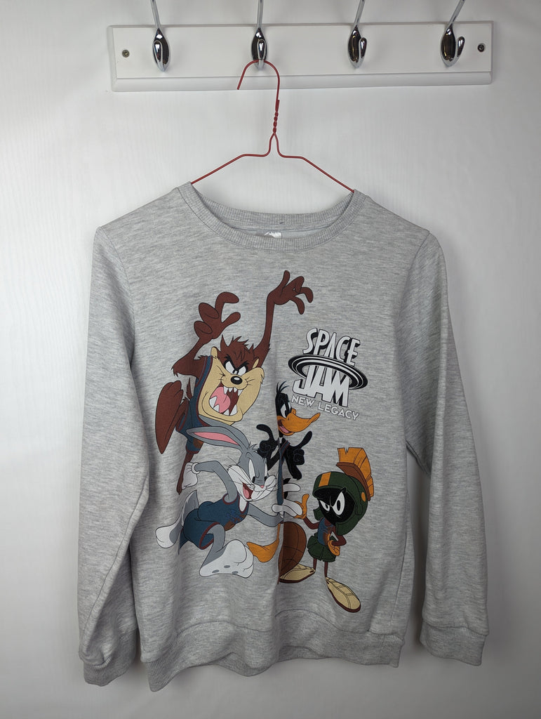 Grey Space Jam Jumper 12 Years Looney Tunes Used, Preloved, Preworn & Second Hand Baby, Kids & Children's Clothing UK Online. Cheap affordable. Brands including Next, Joules, Nutmeg Morrisons, TU, F&F, H&M.