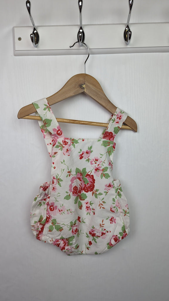 Handmade Floral Romper - Girls 3-6 Months Handmade Used, Preloved, Preworn & Second Hand Baby, Kids & Children's Clothing UK Online. Cheap affordable. Brands including Next, Joules, Nutmeg Morrisons, TU, F&F, H&M.