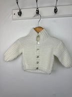 Handmade Knitted Cardigan - Unisex 0 - 3 Months - Little Ones Preloved. Second Hand Children's & Preloved Baby, Kids, Girls & Boys Clothes. UK online
