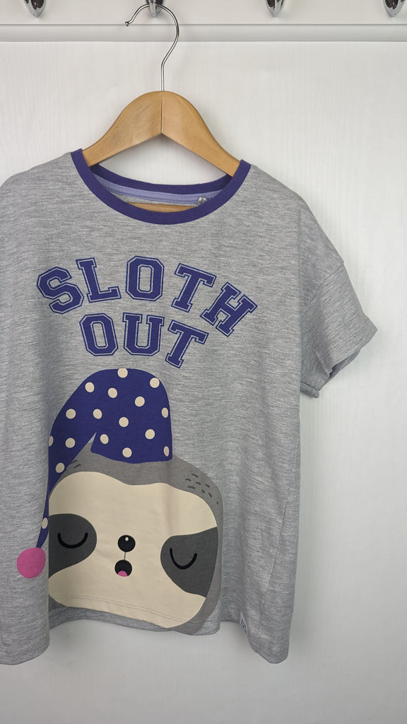 Harry Bear Sloth Out Pajama Top - Girls 8 Years Harry Bear Used, Preloved, Preworn & Second Hand Baby, Kids & Children's Clothing UK Online. Cheap affordable. Brands including Next, Joules, Nutmeg Morrisons, TU, F&F, H&M.