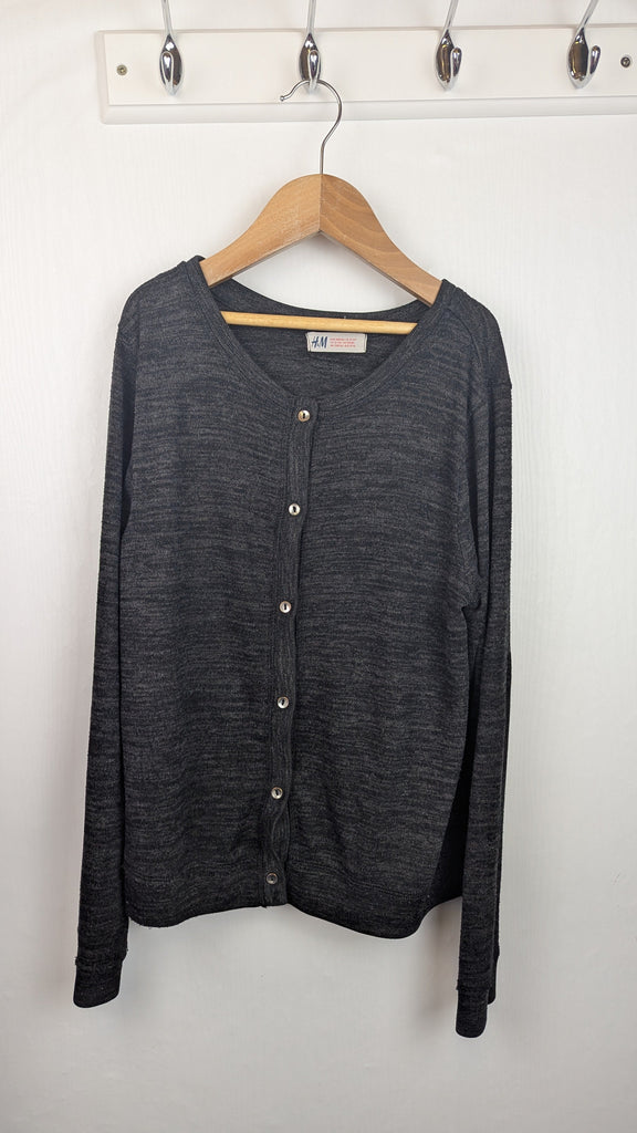 H&M Black Button Cardigan - Girls 12-14 Years Little Ones Preloved Second Hand Baby, Girls & Boys Clothes. UK Postage