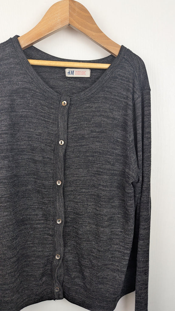 H&M Black Button Cardigan - Girls 12-14 Years Little Ones Preloved Second Hand Baby, Girls & Boys Clothes. UK Postage