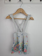 H&M Blue Floral Skirt - Baby Girls 6 - 9 Months - Little Ones Preloved. Second Hand Children's & Preloved Baby, Kids, Girls & Boys Clothes. UK online