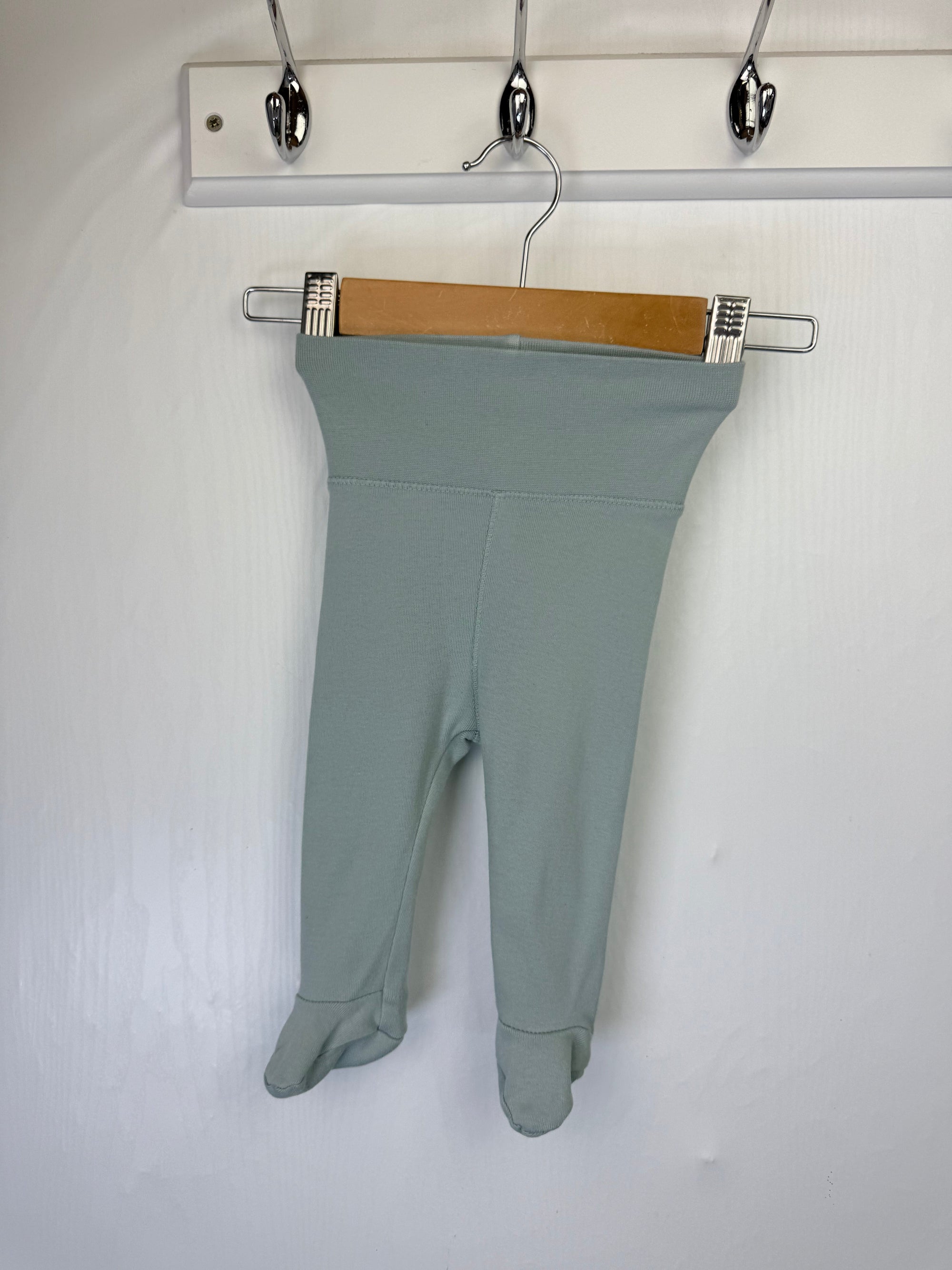 H&M Blue Footed Leggings - Baby Unisex 1 - 2 Months - Little Ones Preloved. Second Hand Children's & Preloved Baby, Kids, Girls & Boys Clothes. UK online