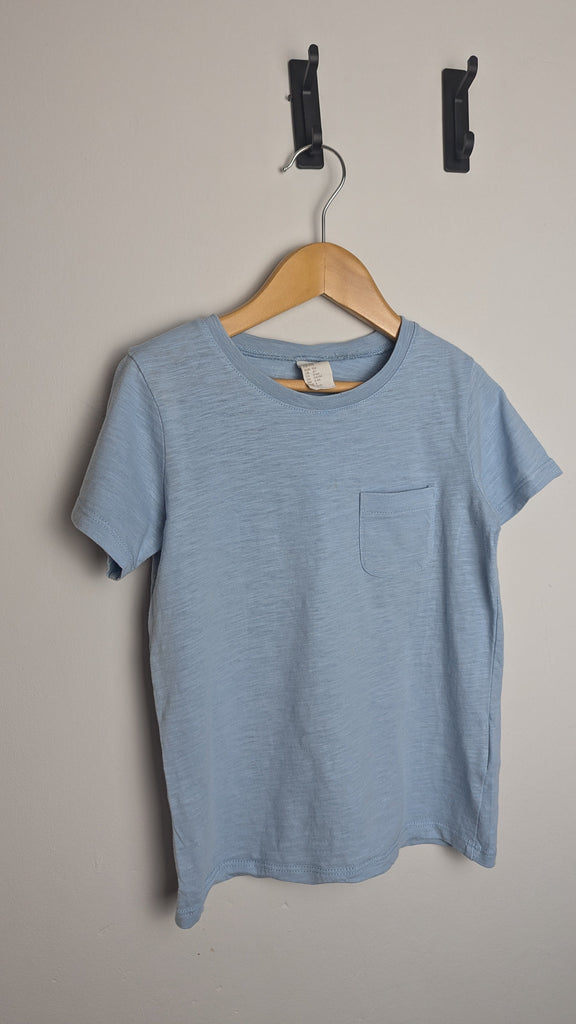 H&M Blue Short Sleeve Top - Boys 3-4 Years Little Ones Preloved Used, Preloved, Preworn & Second Hand Baby, Kids & Children's Clothing UK Online. Cheap affordable. Brands including Next, Joules, Nutmeg Morrisons, TU, F&F, H&M.