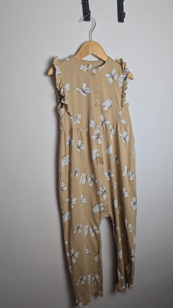 H&M Brown Butterfly Jumpsuit - Girls 3-4 Years Little Ones Preloved Used, Preloved, Preworn & Second Hand Baby, Kids & Children's Clothing UK Online. Cheap affordable. Brands including Next, Joules, Nutmeg Morrisons, TU, F&F, H&M.