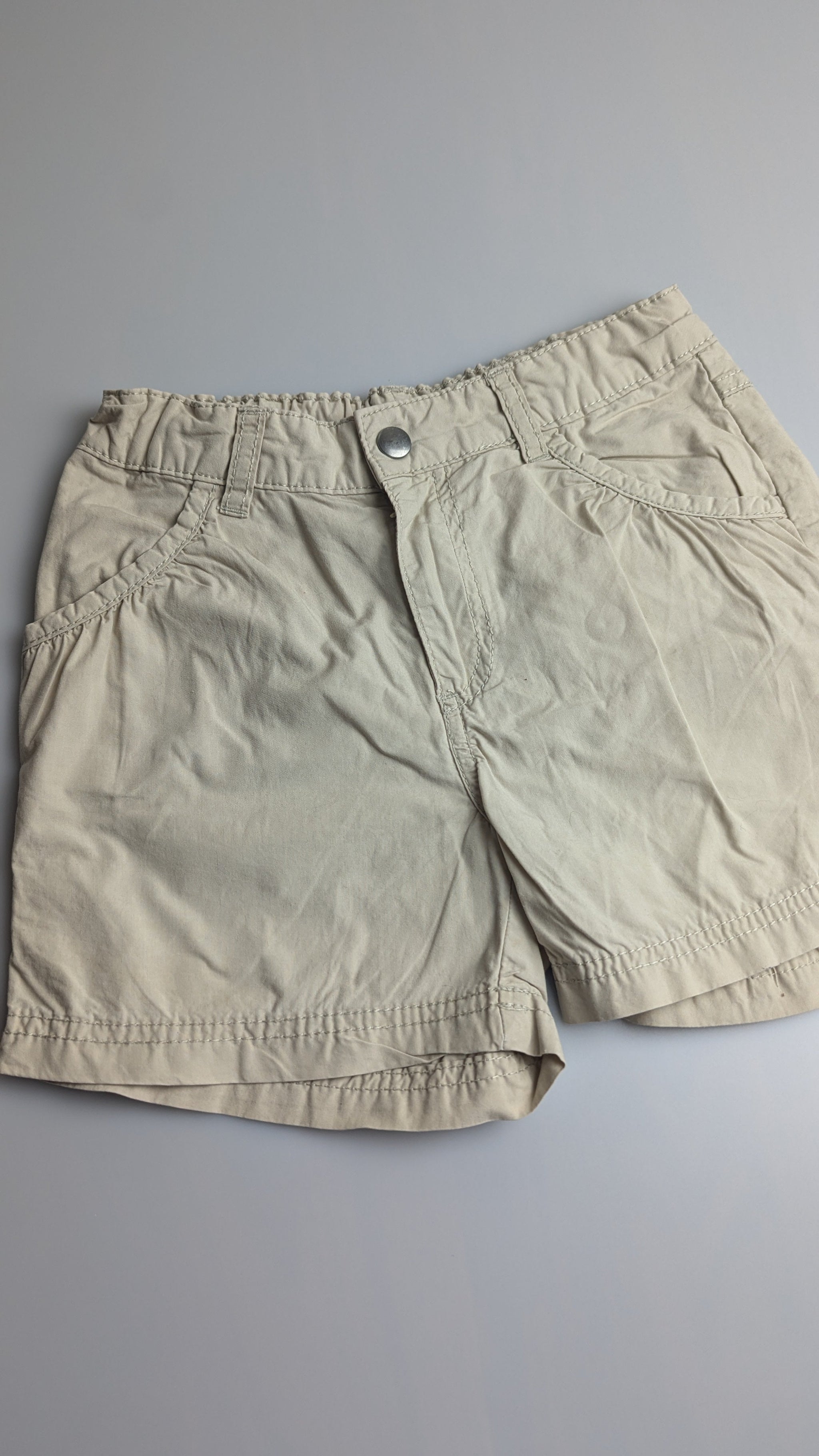 H M Cotton Beige Shorts Girls 7 8 Years Little Ones Preloved