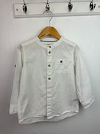H&M Cotton & Linen Shirt - Boys 18 - 24 Months - Little Ones Preloved. Second Hand Children's & Preloved Baby, Kids, Girls & Boys Clothes. UK online