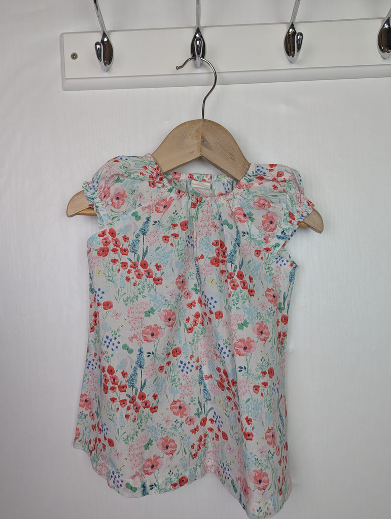 H&M Floral Dress - Girls 4-6 Months Little Ones Preloved Used, Preloved, Preworn Baby, Girls & Boys Clothes. Kids & Children's second hand Clothing UK Online. Cheap affordable. Brands including Next, Joules, Nutmeg Morrisons, TU, F&F, H&M.