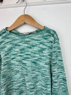 H&M Green Knit Long Sleeve Top - Girls 9 - 10 Years - Little Ones Preloved. Second Hand Children's & Preloved Baby, Kids, Girls & Boys Clothes. UK online