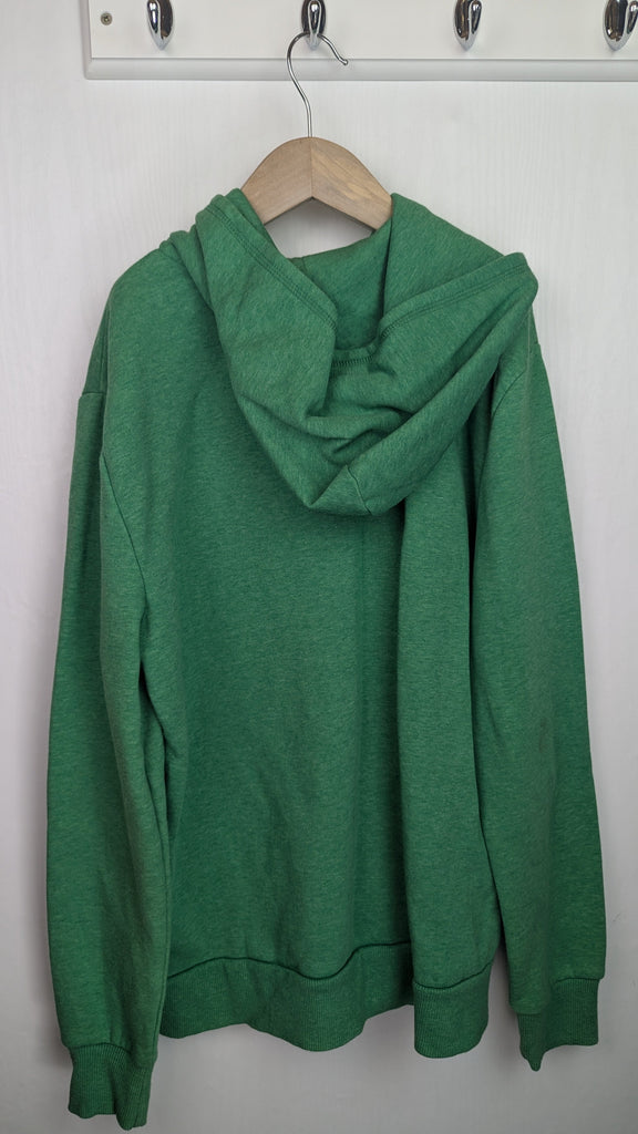 H&M Green Zip Hoodie - Unisex 12-14 Years H&M Used, Preloved, Preworn & Second Hand Baby, Kids & Children's Clothing UK Online. Cheap affordable. Brands including Next, Joules, Nutmeg Morrisons, TU, F&F, H&M.