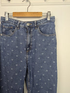 H&M Heart Wide Leg Denim Jeans - Girls 13 - 14 Years - Little Ones Preloved. Second Hand Children's & Preloved Baby, Kids, Girls & Boys Clothes. UK online