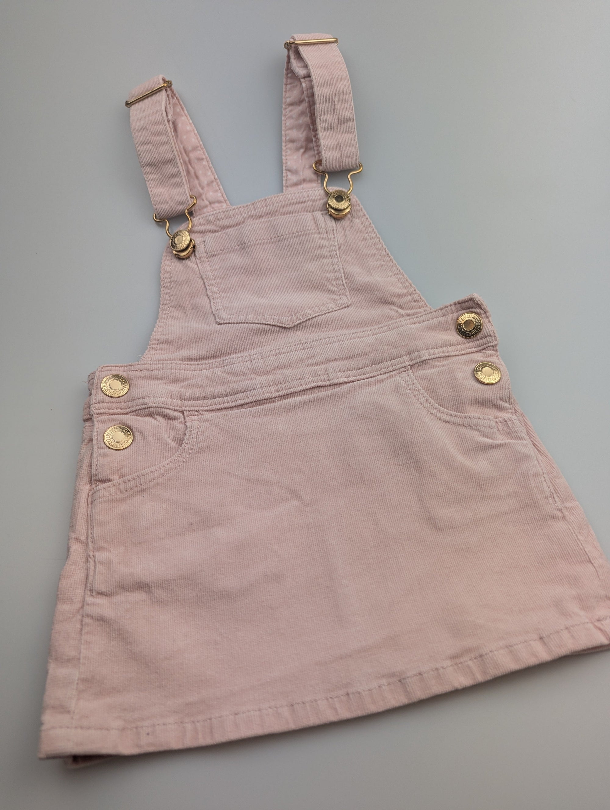 H&M Pink Cord Dress - Girls 18 - 24 Months - Little Ones Preloved. Second Hand Children's & Preloved Baby, Kids, Girls & Boys Clothes. UK online