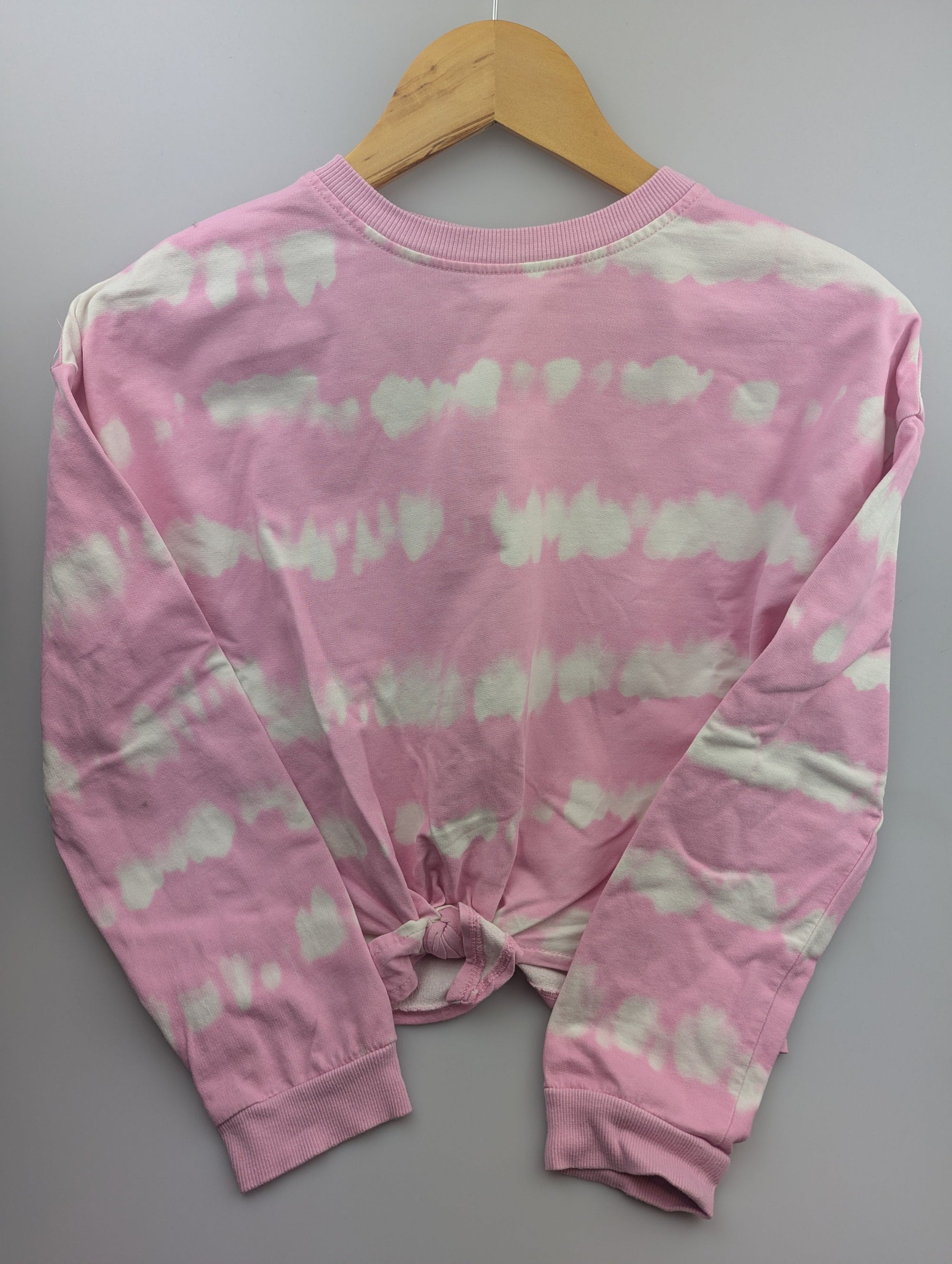 H&M Pink Crop Tie Jumper - Girls 12 - 13 Years - Little Ones Preloved. Second Hand Children's & Preloved Baby, Kids, Girls & Boys Clothes. UK online