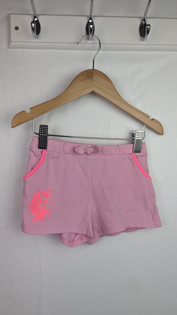 H&M Pink Unicorn Shorts - Girls 2-4 Years H&M Used, Preloved, Preworn & Second Hand Baby, Kids & Children's Clothing UK Online. Cheap affordable. Brands including Next, Joules, Nutmeg Morrisons, TU, F&F, H&M.