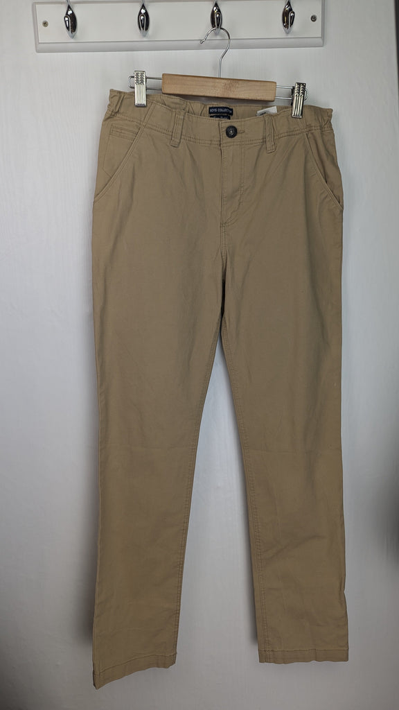 H&M Tan Chino Trousers - Boys 13-14 Years H&M Used, Preloved, Preworn & Second Hand Baby, Kids & Children's Clothing UK Online. Cheap affordable. Brands including Next, Joules, Nutmeg Morrisons, TU, F&F, H&M.