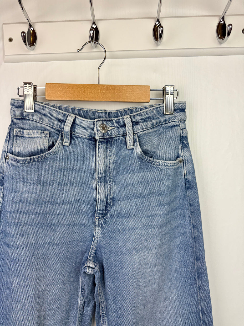H&M Wide Leg Denim Jeans - Girls 10 - 11 Years - Little Ones Preloved. Second Hand Children's & Preloved Baby, Kids, Girls & Boys Clothes. UK online