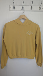 H&M Yellow 'New York' Hoodie - girls 12 - 14 Years - Little Ones Preloved. Second Hand Children's & Preloved Baby, Kids, Girls & Boys Clothes. UK online