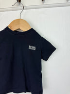 Hugo Boss Navy Short Sleeve Top - Boys 6 Months - Little Ones Preloved. Second Hand Children's & Preloved Baby, Kids, Girls & Boys Clothes. UK online