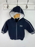 Hugo Boss Navy Zip Hoodie - Boys 3 Months - Little Ones Preloved. Second Hand Children's & Preloved Baby, Kids, Girls & Boys Clothes. UK online