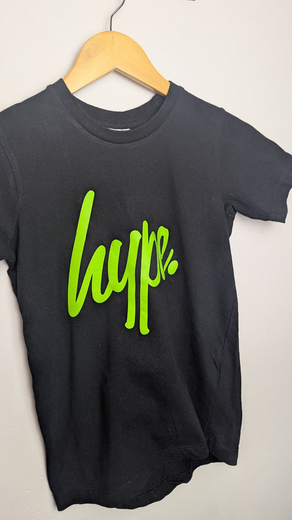 Hype Black & Green Short Sleeve Top - Boys 11-12 Years Little Ones Preloved Used, Preloved, Preworn & Second Hand Baby, Kids & Children's Clothing UK Online. Cheap affordable. Brands including Next, Joules, Nutmeg Morrisons, TU, F&F, H&M.