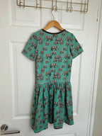 Jeco Organic Cotton Blue Elephant Dress - Girls 8 - 9 Years - Little Ones Preloved. Second Hand Children's & Preloved Baby, Kids, Girls & Boys Clothes. UK online