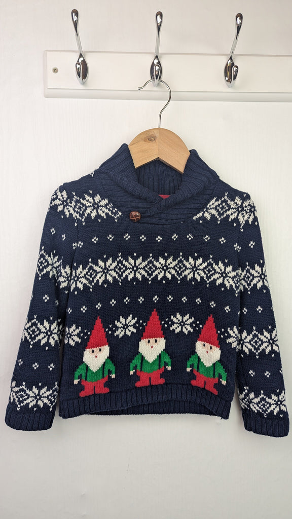 Jingles & Joy Christmas Jumper - Boys 18-24 Months Little Ones Preloved Used, Preloved, Preworn & Second Hand Baby, Kids & Children's Clothing UK Online. Cheap affordable. Brands including Next, Joules, Nutmeg Morrisons, TU, F&F, H&M.