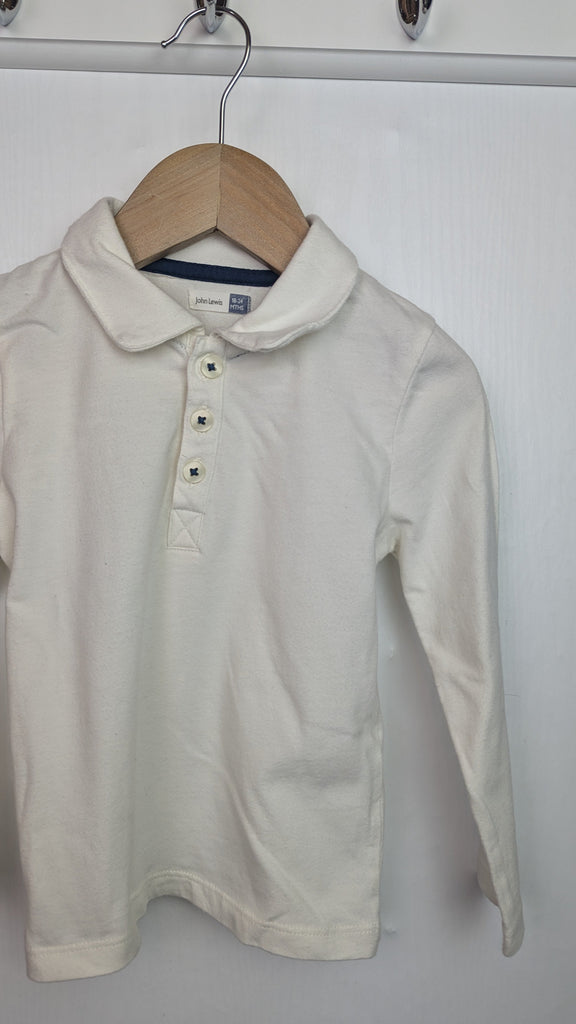 John Lewis Cream Long Sleeve Top - Boys 18-24 Months Little Ones Preloved Used, Preloved, Preworn & Second Hand Baby, Kids & Children's Clothing UK Online. Cheap affordable. Brands including Next, Joules, Nutmeg Morrisons, TU, F&F, H&M.