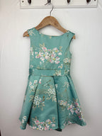 John Lewis Green Floral Dress - Girls 3 Years - Little Ones Preloved. Second Hand Children's & Preloved Baby, Kids, Girls & Boys Clothes. UK online
