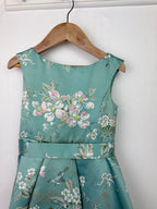 John Lewis Green Floral Dress - Girls 3 Years - Little Ones Preloved. Second Hand Children's & Preloved Baby, Kids, Girls & Boys Clothes. UK online