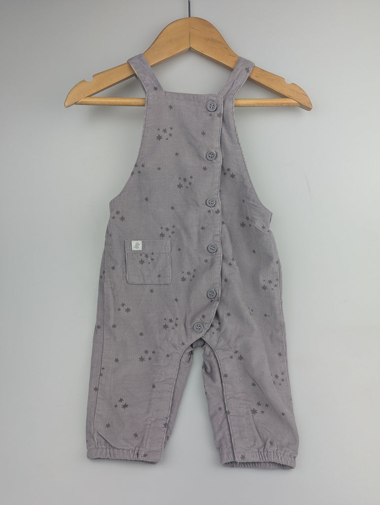 John Lewis Star Cord Dungarees - Unisex 0-3 Months Little Ones Preloved Used, Preloved, Preworn Baby, Girls & Boys Clothes. Kids & Children's second hand Clothing UK Online. Cheap affordable. Brands including Next, Joules, Nutmeg Morrisons, TU, F&F, H&M.