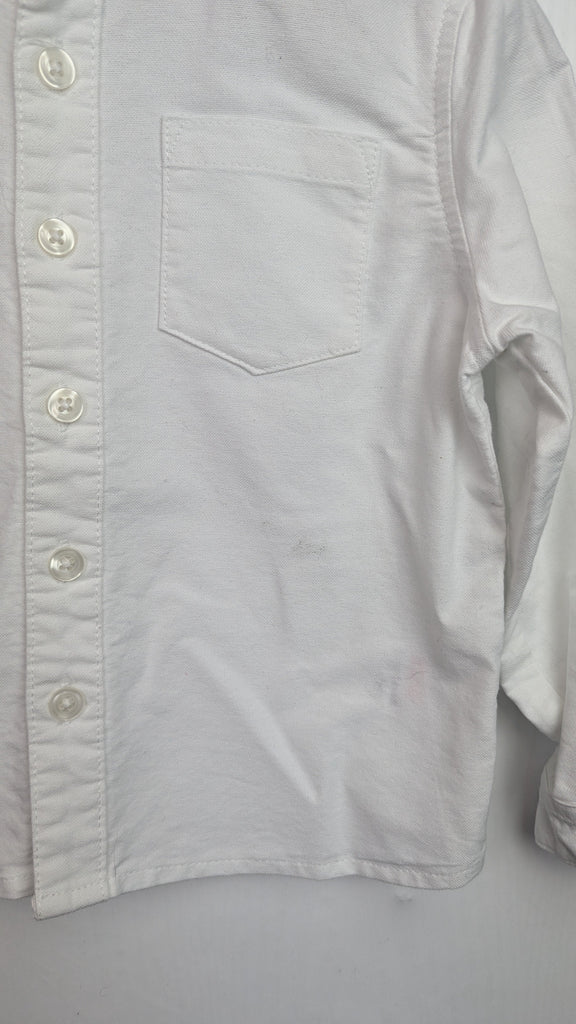 John Lewis White Cotton Shirt - Boys 2-3 Years Little Ones Preloved Used, Preloved, Preworn & Second Hand Baby, Kids & Children's Clothing UK Online. Cheap affordable. Brands including Next, Joules, Nutmeg Morrisons, TU, F&F, H&M.