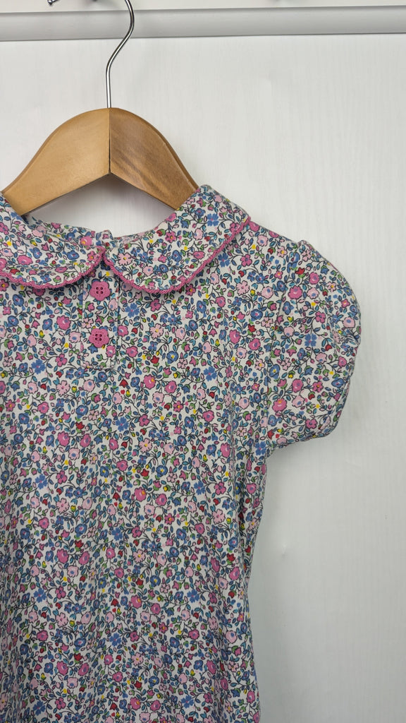 Jojo Maman Bebe Floral Collared Bodysuit - Girls 6-12 Months Jojo Maman Bebe Used, Preloved, Preworn & Second Hand Baby, Kids & Children's Clothing UK Online. Cheap affordable. Brands including Next, Joules, Nutmeg Morrisons, TU, F&F, H&M.