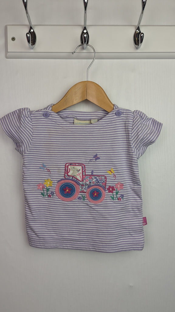 Jojo Maman Bebe Floral Mice Top - Girls 6-12 Months Little Ones Preloved Used, Preloved, Preworn & Second Hand Baby, Kids & Children's Clothing UK Online. Cheap affordable. Brands including Next, Joules, Nutmeg Morrisons, TU, F&F, H&M.