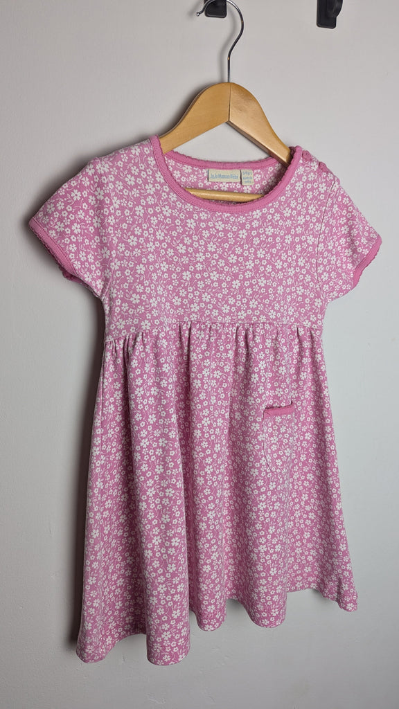 Jojo Maman Bebe Pink Floral Dress - Girls 3-4 Years Little Ones Preloved Used, Preloved, Preworn & Second Hand Baby, Kids & Children's Clothing UK Online. Cheap affordable. Brands including Next, Joules, Nutmeg Morrisons, TU, F&F, H&M.